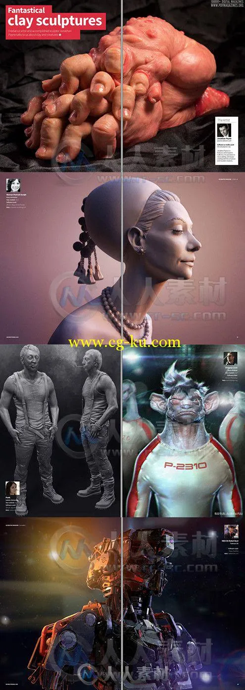 3D创意CG杂志2014年10月刊总第110期 3DCreative Issue 110 October 2014的图片1