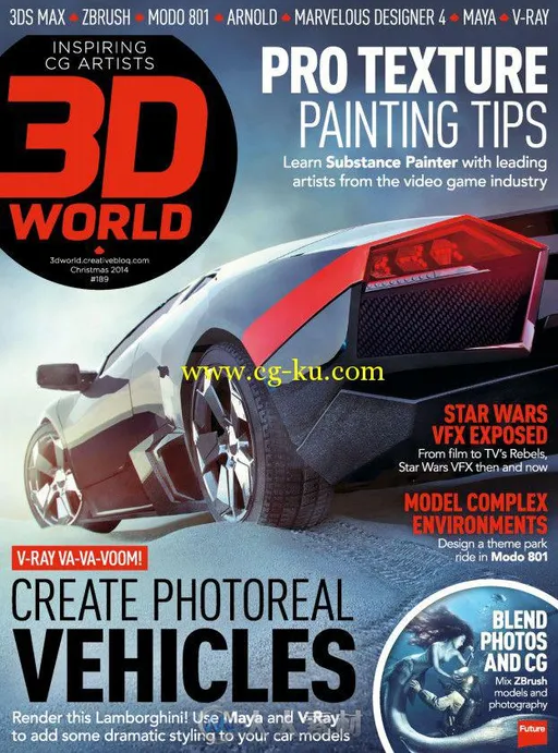 3D世界艺术杂志2014年圣诞特辑 3D World Christmas 2014的图片2