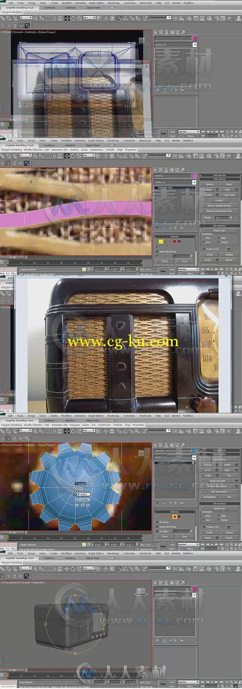 3dsMax收音机建模技术训练视频教程第二季 3DMotive The Radio Modeling Series Vol...的图片1