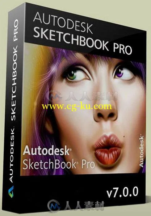 SketchBook欧特克数字绘画设计软件V7版 Autodesk SketchBook Pro 7 Win64的图片1