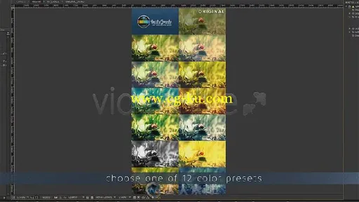 12组超级色彩校正调色预设AE模板 Videohive InstaGrade Color Correction Template...的图片2