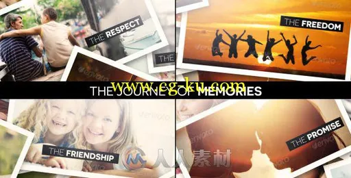旅途记忆相册动画AE模板 Videohive The Journey of Memories 3101820的图片2