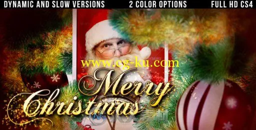 温馨圣诞家庭相册动画AE模板 Videohive christmas slideshow 3509654的图片1