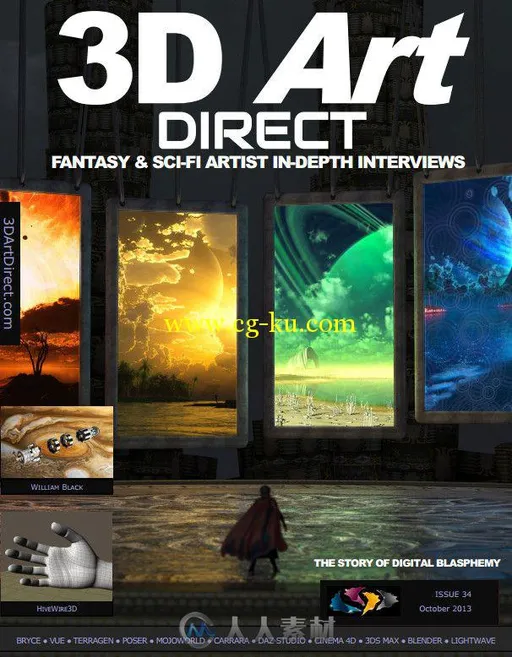 三维艺术杂志第34期 3D Art Direct Magazine Issue 34的图片1