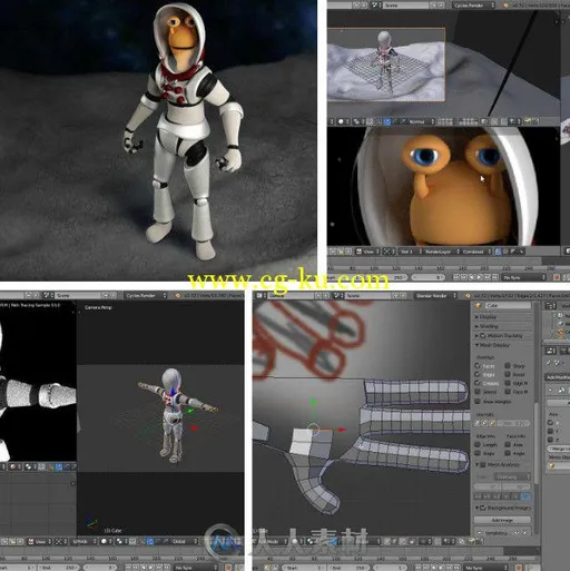 Blender卡通角色综合制作训练视频教程 Digital-Tutors Creating a Cartoon Style C...的图片1