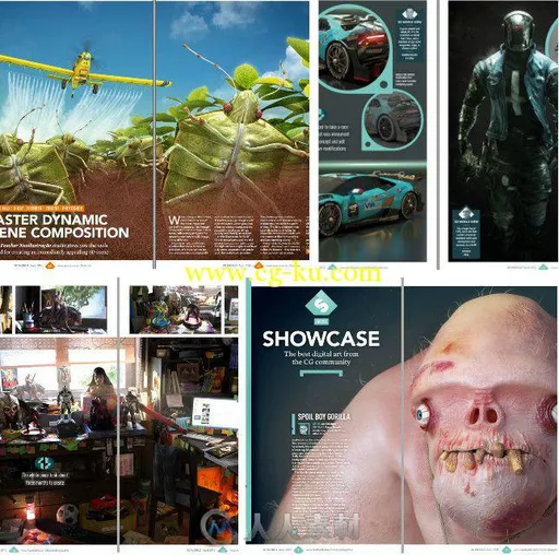3D世界艺术杂志2015年4月刊 3D World April 2015的图片1