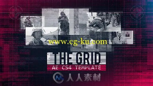 数码战争展示动画AE模板 Videohive The Grid 7810457的图片2