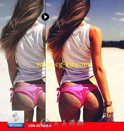 20组唯美HDR调色特效PS动作 Graphicriver 20 HDR Photoshop Actions 10236855的图片1