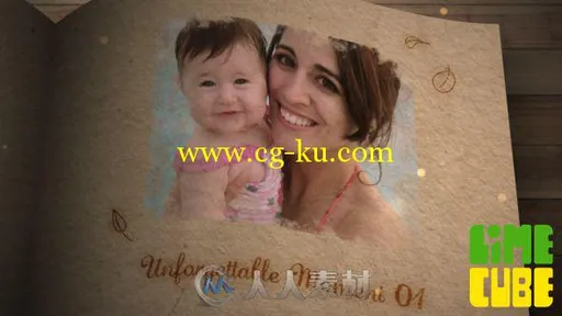 温馨小屋相册动画AE模板 Videohive Cozy Fireplace Photo Album 9754942的图片2