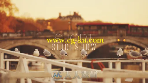 精简相册动画AE模板 VideoHive Short Slideshow 10889716的图片1