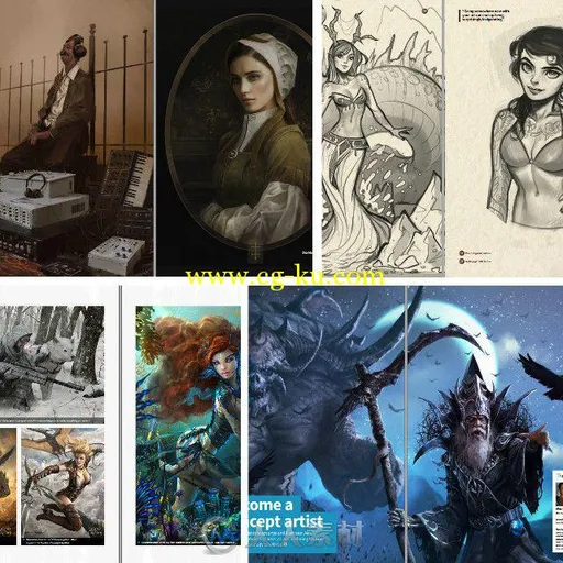 2DArtist概念艺术设计杂志2014年12月刊总第108期 2DArtist Issue 108 December 2014的图片1