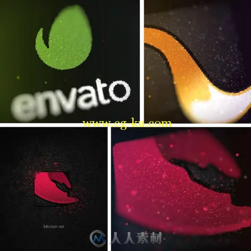 水晶粒子Logo演绎动画AE模板 VideoHive Glitter Particles Fashion Logo Reveal 10...的图片1