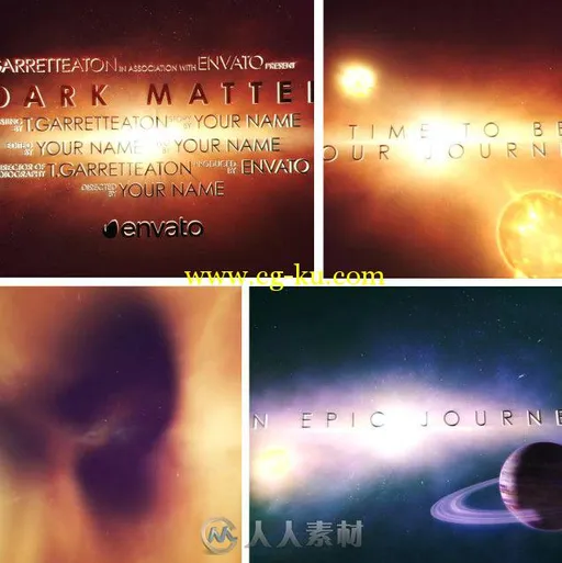 超炫宇宙暗物质片头包装AE模板 Videohive Dark Matter 10068846的图片1
