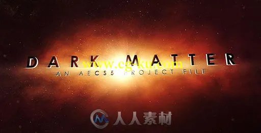 超炫宇宙暗物质片头包装AE模板 Videohive Dark Matter 10068846的图片2