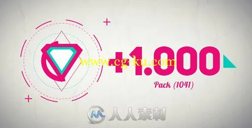 1000组实用基础动画包AE模板合辑 Videohive Basic Shape Animation Pack +1000的图片1