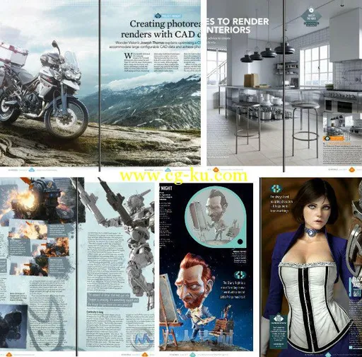 3D世界艺术杂志2015年6月刊 3D World June 2015的图片1