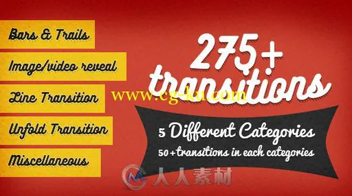 275组超实用转场动画AE模板 Videohive 275+ Transitions 11061197的图片2