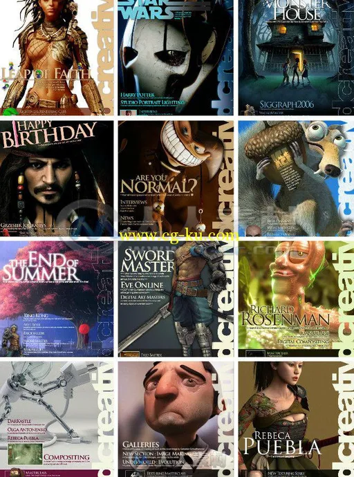 3D创意CG杂志2005-2006年度合辑 3DCreative 2005-2006 Collection的图片1