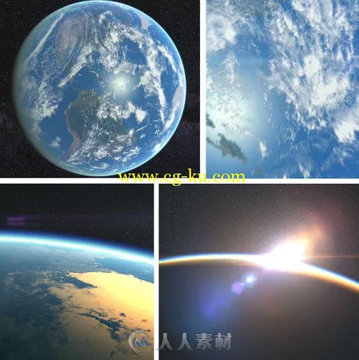宏伟地球全貌Logo演绎动画AE模板 Videohive Earth Logo Epic Opener V2 11022966的图片1