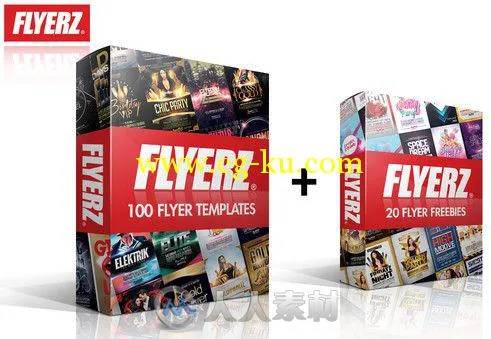 100组超级海报PS模板合辑 Creativemarket 100 FLYERS BUNDLE + 20 FREEBIES 251252的图片1