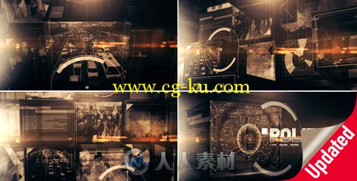 重大事件包装动画AE模板 Videohive Political Events 8061224的图片1