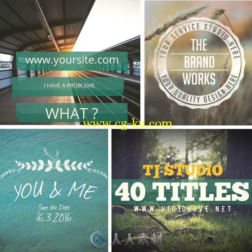 70组实用标题动画AE模板 Videohive 70 Title Animation Pack 10864339的图片1