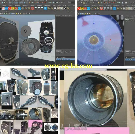 3dsmax相机造型制作训练视频教程第一季 3DMotive Camera Modeling Series Volume 1的图片1