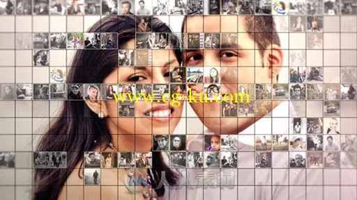150张照片汇聚相册动画AE模板 Videohive 150 Photo Gallery 9221739的图片1