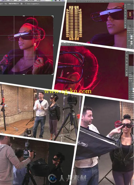 未来感肖像特效制作实例训练视频教程 Phlearn Pro Vision of The Future的图片1