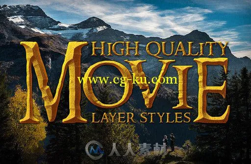 20组热门电影海报PSD模板合辑 Creativemarket 20 Popular Movie Layer Styles 262288的图片1