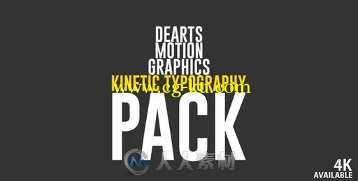 35组高级排版文字动画AE模板 Videohive Kinetic Typo Pack 10995055的图片1