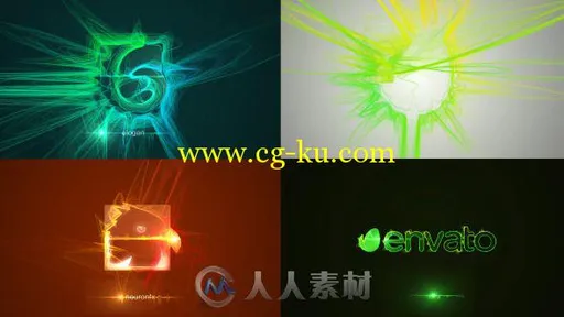 音乐节奏Logo演绎动画AE模板 Videohive Music Logo 10865633的图片1