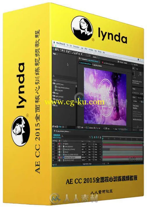AE CC 2015全面核心训练视频教程 After Effects CC Essential Training 2015的图片1