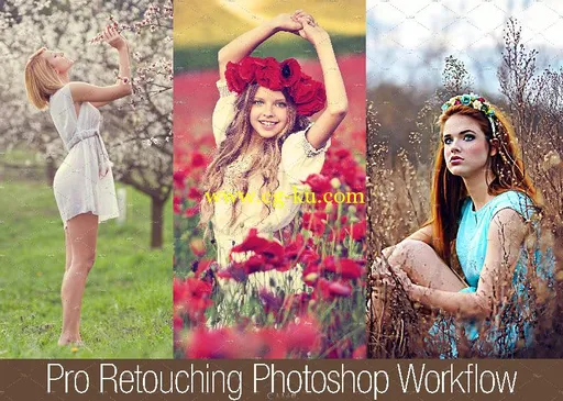 30组高品质人像调色特效PS动作合辑 Creativemarket Matte Haze Photoshop Actions ...的图片3