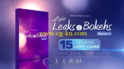 15组全高清氛围光视频素材合辑 Videohive Light Leaks and Bokehs Vol 1 Motion Gr...的图片1