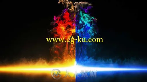 火焰巨龙Logo演绎动画AE模板 Videohive Dragon Fire Logo Reveal 12294031的图片1