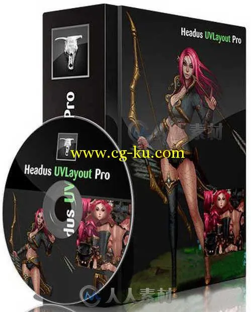 Headus UVLayout UV分拆软件V2.09.00版 Headus UVLayout Pro v2.09.00 WIN MAC LINUX的图片1