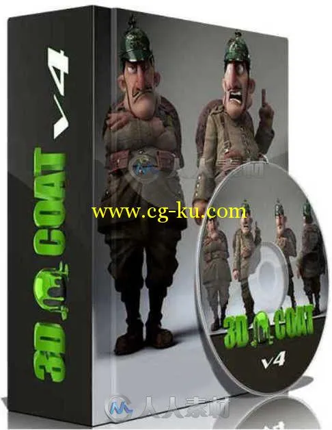 3D-Coat数字雕刻软件V4.5.14全版本 3D Coat 4.5.14 Win Mac Linux XFORCE的图片1
