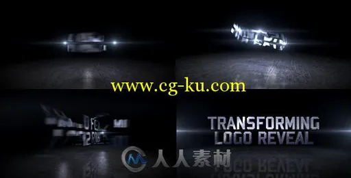 超酷旋转Logo演绎动画AE模板 Videohive Transforming Logo Reveal 13093172的图片1