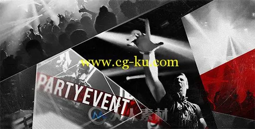 激情夜店派对宣传动画AE模板 Videohive Party Event Promo 8934321的图片1