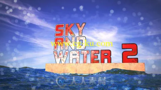 天空与水Logo演绎动画AE模板 Videohive Sky and Water 2 5318022的图片1