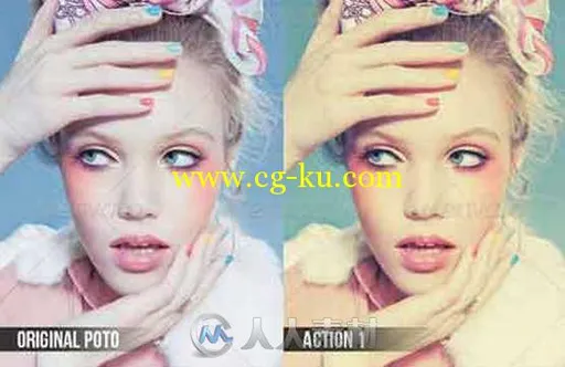 7组美模相片专业级调色特效PS动作 Graphicriver 7 Professional Cross Processing ...的图片1