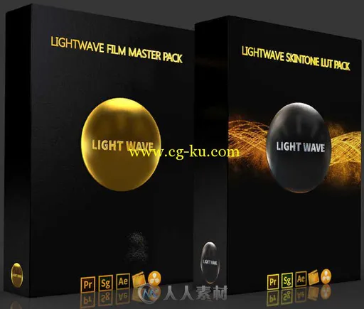 LightWave影视级调色AE与PS插件 LightWave Film LUT Pack MASTER & Skintone Luts的图片1