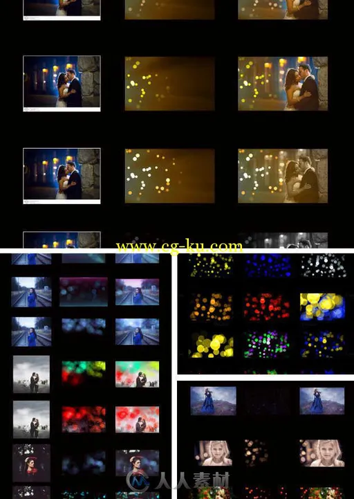 58组超炫气氛渲染背景平面素材合辑 Creativemarket Bokeh High Quality Transparen...的图片1