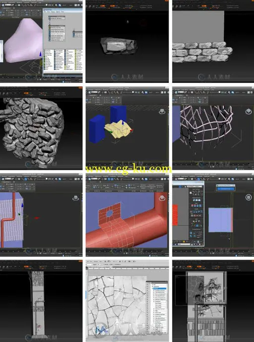 ZBrush与3DSMax高精度游戏资源制作视频教程 Uartsy Creating High-Res Game Assets...的图片1