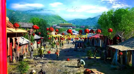2016猴年通用春节联欢晚会LED背景视频素材的图片2