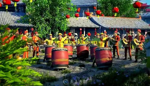 2016猴年通用春节联欢晚会LED背景视频素材的图片3