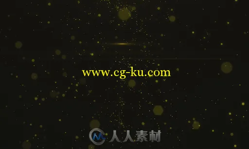 14组金色闪耀粒子高清背景视频素材合辑的图片1