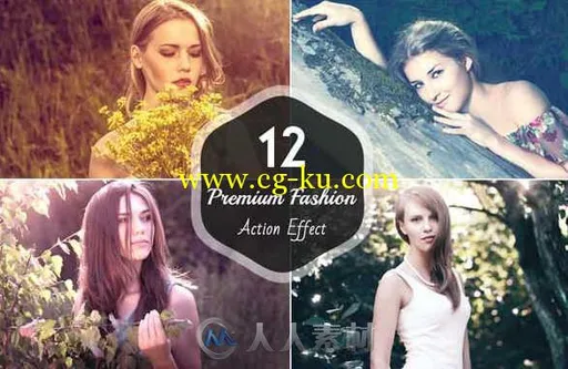 12组顶级时尚写真调色特效PS动作 GraphicRiver 12 Fashion Photoshop Actions 7796094的图片1