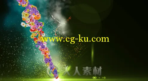 龙卷风式鲜花动态视频的图片1